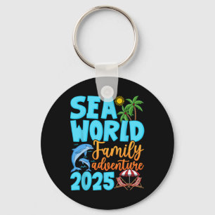 Sea World Dolphin Family Adventure Trip 2025 Sprin Keychain