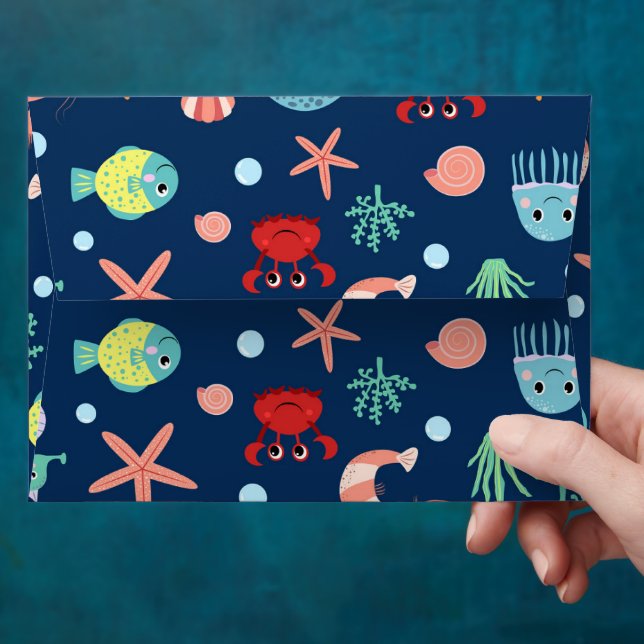 Sea World Envelope (Hand)
