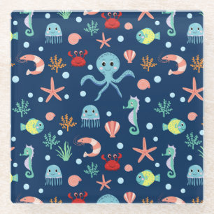 Sea World Glass Coaster