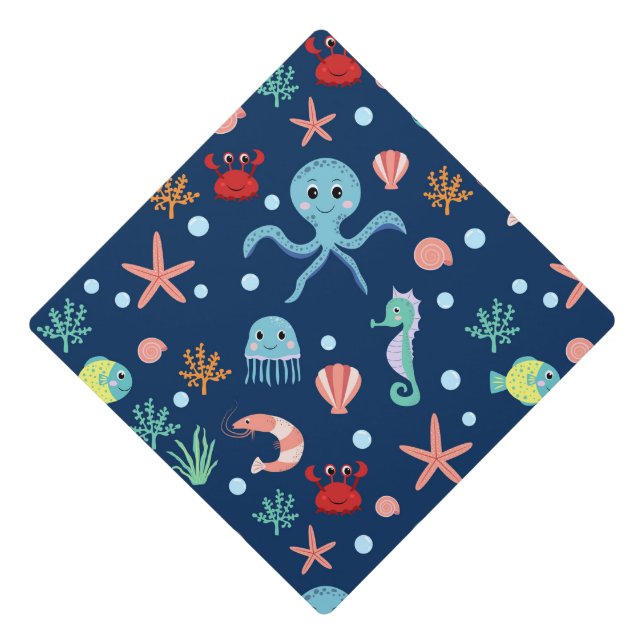 Sea World Graduation Cap Topper (Front)