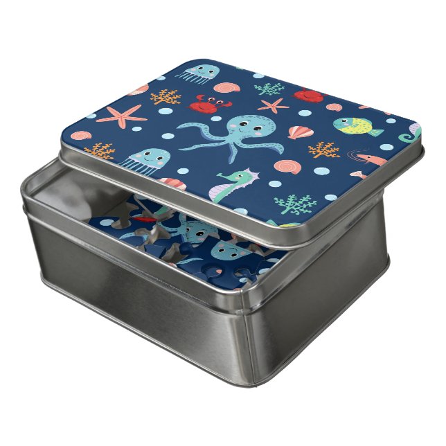 Sea World Jigsaw Puzzle (Lid Open)