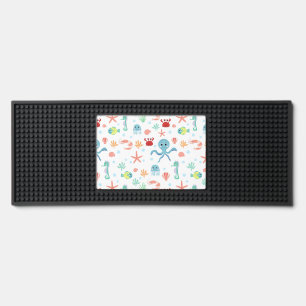 Sea World pattern Bar Mat