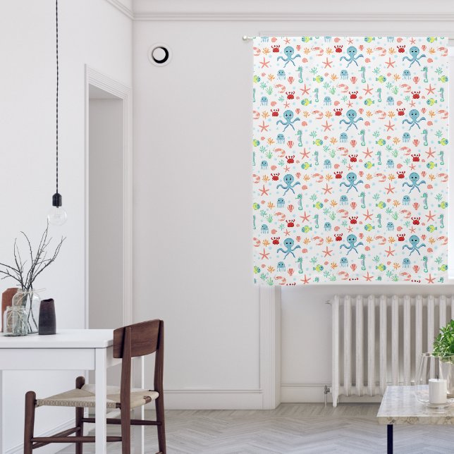 Sea World pattern Blackout Curtains (Living Room)