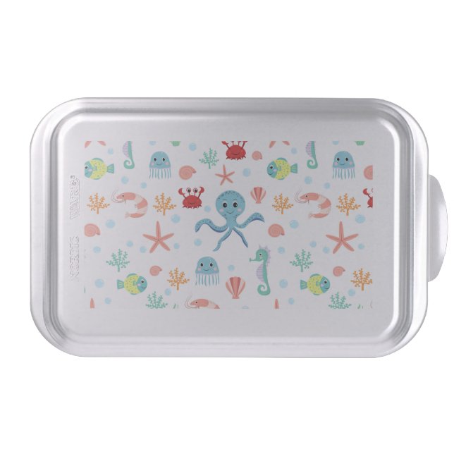 Sea World pattern Cake Pan (Front)