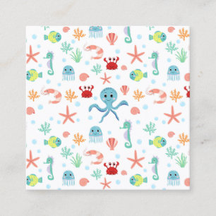 Sea World pattern Calling Card