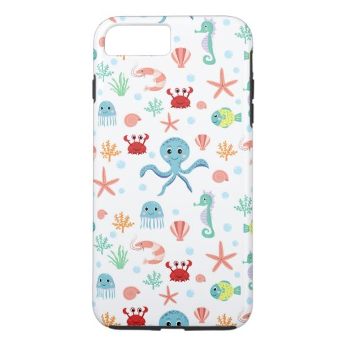 Sea World pattern iPhone 8 Plus7 Plus Case