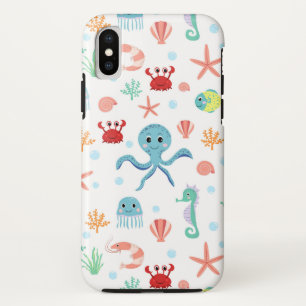 Sea World pattern iPhone X Case