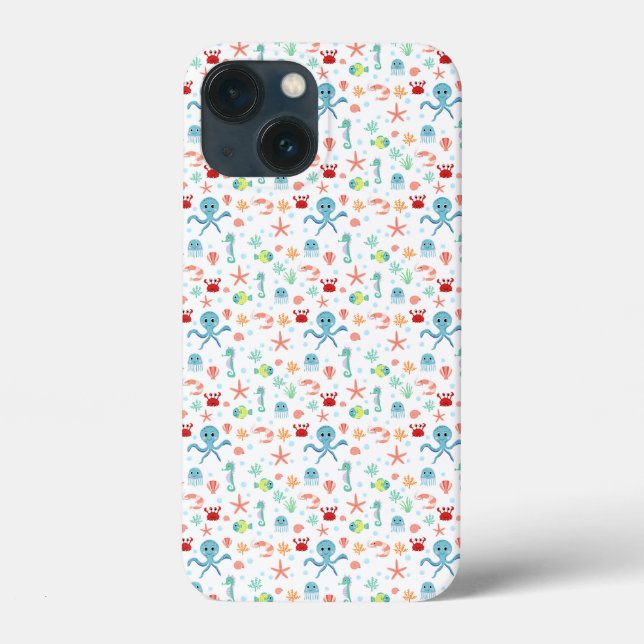 Sea World pattern Case-Mate iPhone Case (Back)