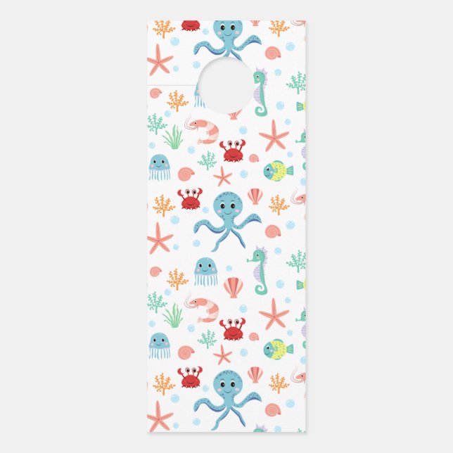 Sea World pattern Door Hanger (Front)