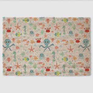 Sea World pattern Fiber Doormat
