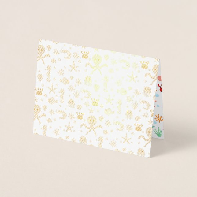 Sea World pattern Foil Card (Front)