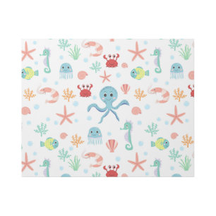 Sea World pattern Gallery Wrap