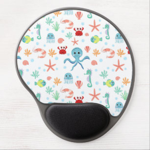 Sea World pattern Gel Mouse Pad