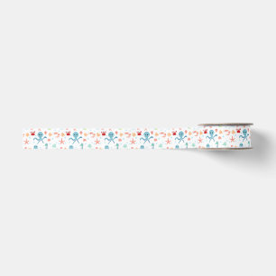 Sea World pattern Grosgrain Ribbon