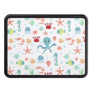 Sea World pattern Hitch Cover