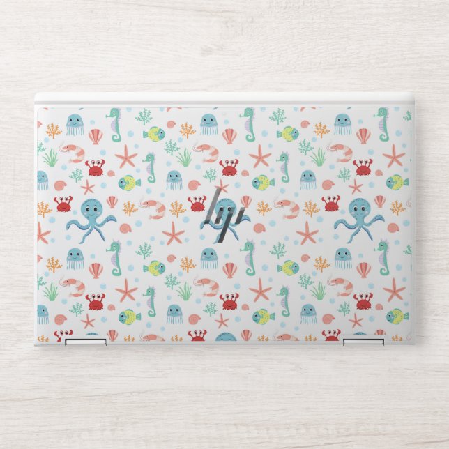 Sea World pattern HP Laptop Skin (Front)