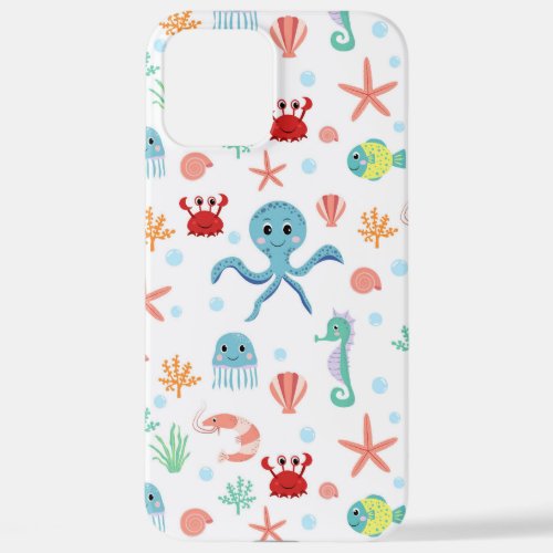 Sea World pattern iPhone 12 Pro Max Case