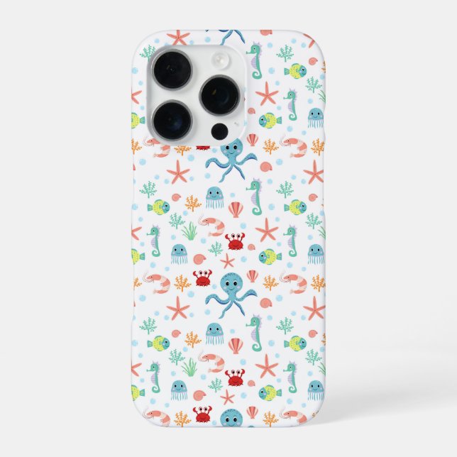 Sea World pattern iPhone Case (Back)