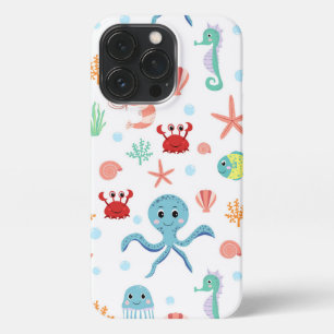 Sea World pattern iPhone 13 Pro Case