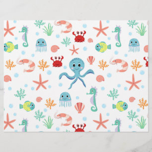 Sea World pattern Letterhead