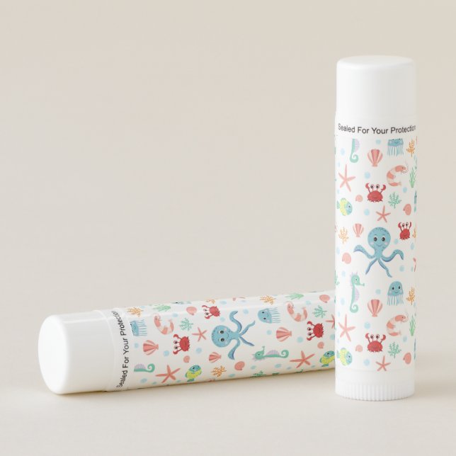 Sea World pattern Lip Balm (Front)