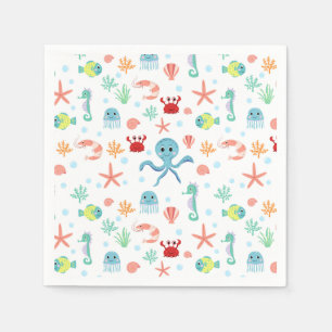 Sea World pattern Napkins