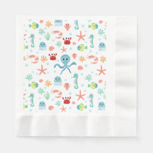 Sea World pattern Napkins
