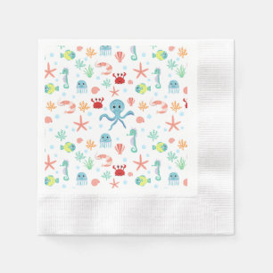 Sea World pattern Napkins