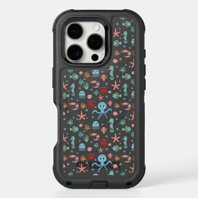 Sea World pattern Otterbox iPhone Case (Back)
