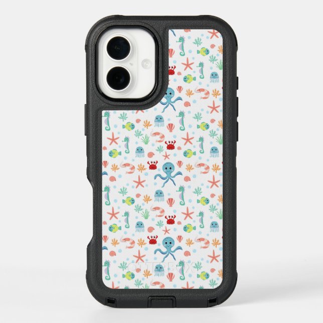 Sea World pattern Otterbox iPhone Case (Back)