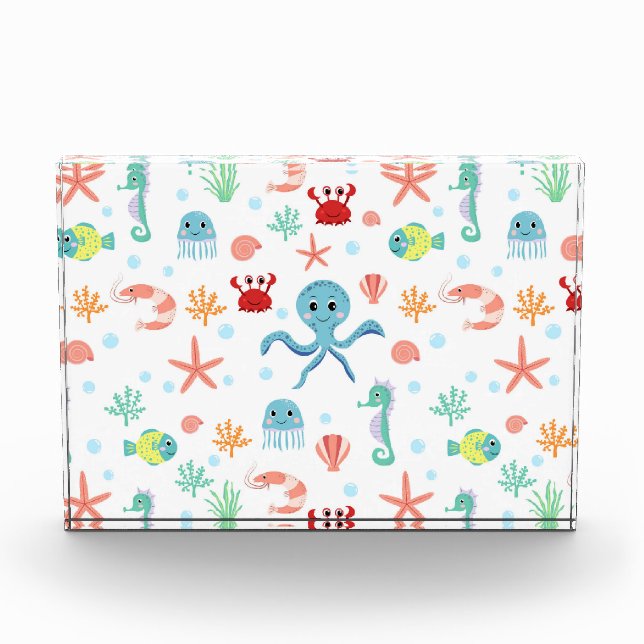 Sea World pattern Photo Block (Front)