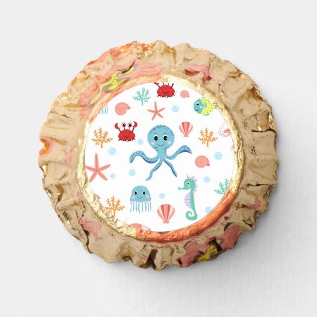 Sea World pattern Reese's Peanut Butter Cups (Front)