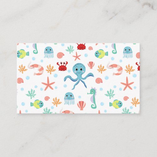 Sea World pattern Referral Card