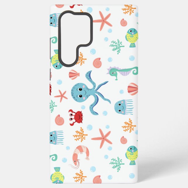 Sea World pattern Samsung Galaxy Case (Back)