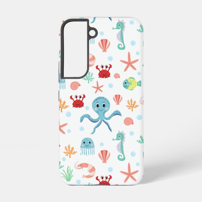 Sea World pattern Samsung Galaxy Case (Back)