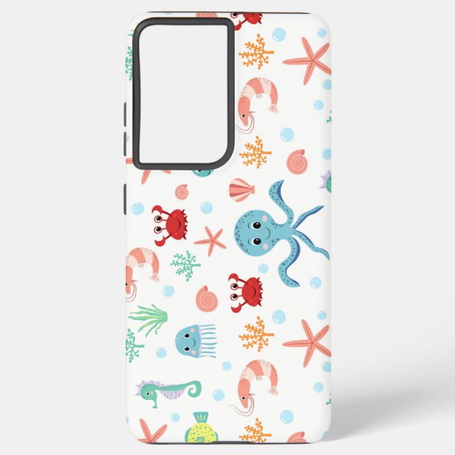 Sea World pattern Samsung Galaxy Case (Back)