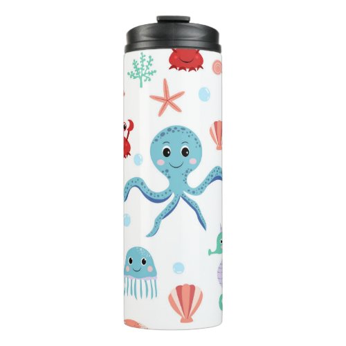 Sea World pattern Thermal Tumbler