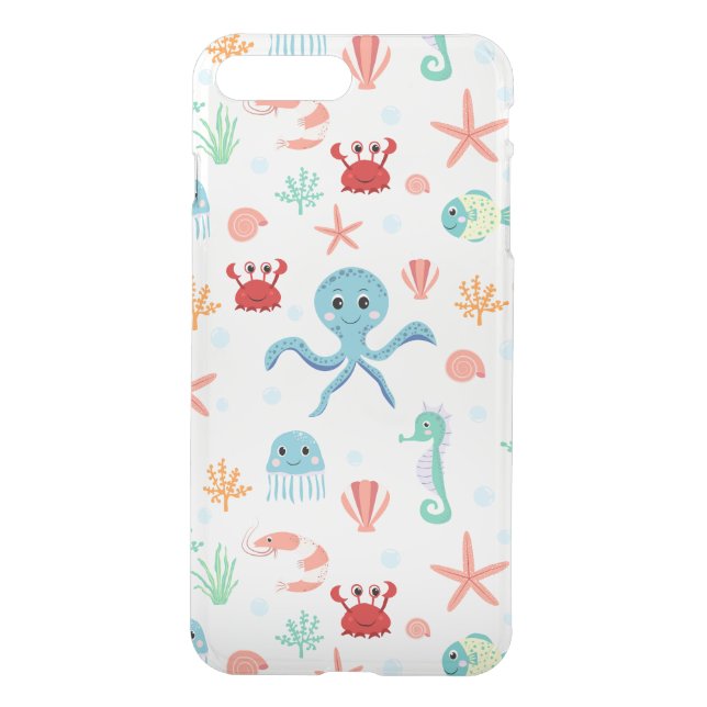 Sea World pattern Uncommon iPhone Case (Back)