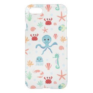 Sea World pattern iPhone SE/8/7 Case