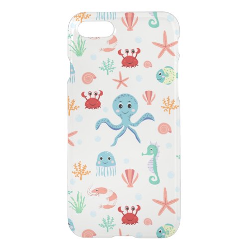 Sea World pattern iPhone SE87 Case