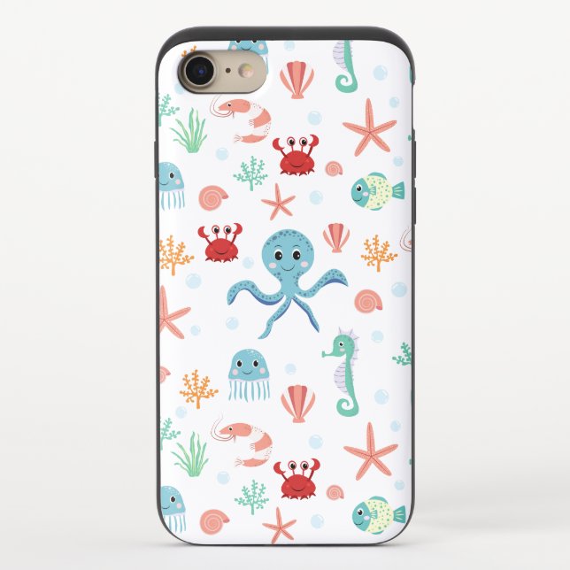 Sea World pattern Uncommon iPhone Case (Back)