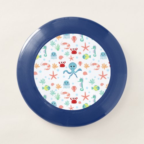 Sea World pattern Wham_O Frisbee