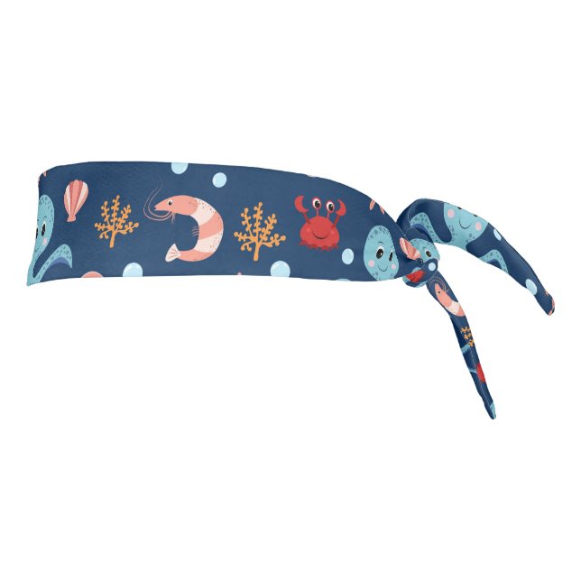 Sea World Tie Headband (Rotate 90)