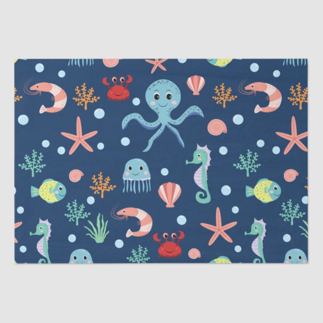Sea World Tissue Paper (Front)
