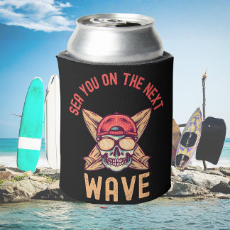 Sea You on the Next Wave Surf | Beach Pun Ocean Can Cooler