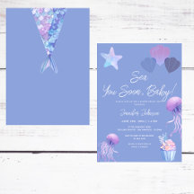 Sea You Soon Baby Boy Ocean Themed Baby Shower