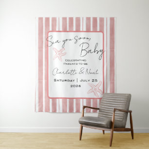 Sea You Soon Baby Shower Backdrop