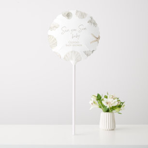 Sea you soon baby shower balloon