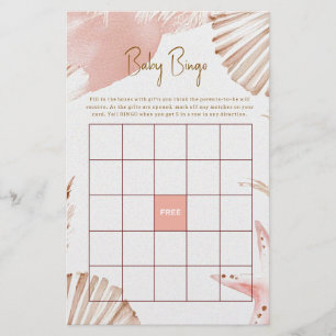 Sea You Soon Baby Shower Bingo Game Flyer