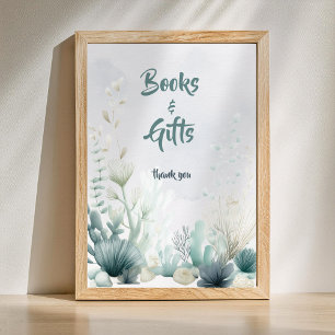 Sea You Soon Baby Shower Books and Gifts Poster